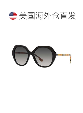 自营burberryBE4375F 38538g黑色/灰色渐变-黑色 美国奥莱直发