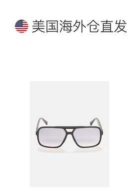 自营guess圆形 Navigator 太阳镜 - 灰色混色纯色 美国奥莱直发