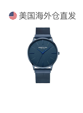 自营Kenneth Cole Men's Classic mm Quartz Watch - blue 美国奥