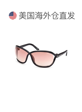 自营Tom Ford Sunglasses Geometric Full Rim, Shiny Black Fram