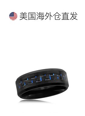 自营blackjackBACKJACK 不锈钢黑蓝碳纤维圈-黑色 美国奥莱直发