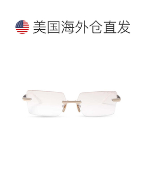 自营ditaEymori Rimless Rectangular Sunglasses with Gradient