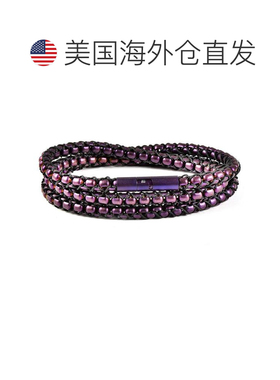 自营Crucible Los Angeles 哑光不锈钢盒链带黑色尼龙绳 - 26