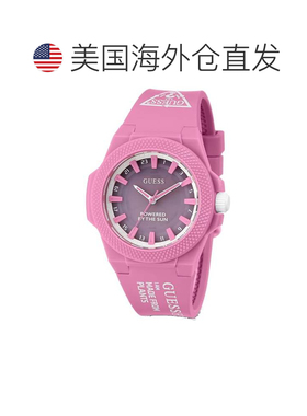 自营Guess Women's Outspoken Pink Dial Watch - pink 美国奥莱