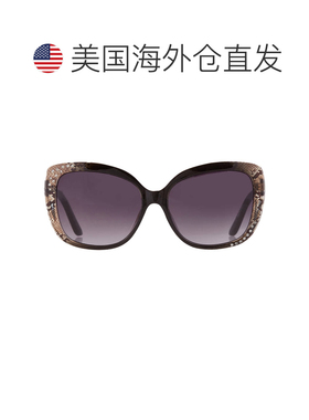 自营Guess Factory Smoke Gradient Butterfly Ladies Sunglasses