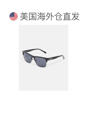 自营guess塑料方形太阳镜 - 黑色 美国奥莱直发