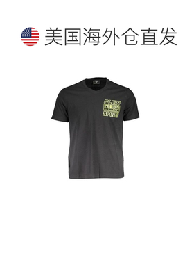 自营Plein Sport Cotton Men Men's T-Shirt - black 美国奥莱直
