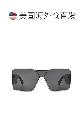 自营Off-White ASPEN Dark Grey Shield Unisex Sunglasses OERI1