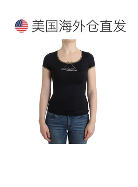 自营Roberto Cavalli Elastane Women's Top - black 美国奥莱直