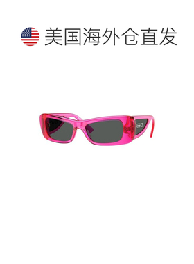 自营Versace女士VE4481543487 54mm太阳镜-红色 美国奥莱直发