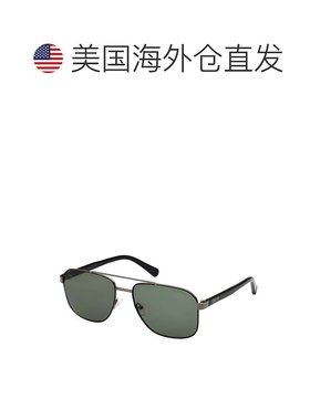 自营 Kenneth Cole Resin男式太阳镜-黑色 美国奥莱直发