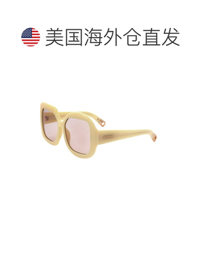 自营Jacquemus女士JAC10 56mm太阳镜-黄色 美国奥莱直发