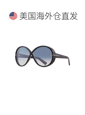 自营tom fordFT1116 01X闪亮黑色/蓝色镜子-闪亮黑色 美国奥莱直