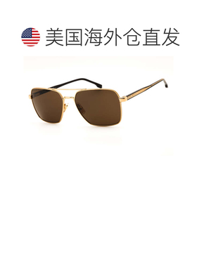 自营hugo bossBOSS 1045/S/IT 0000 70金色/棕色-金色 美国奥莱直