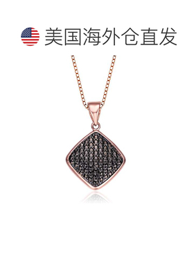 自营 geneviveCz Black Square Pendet - 黑色 美国奥莱直发吊坠