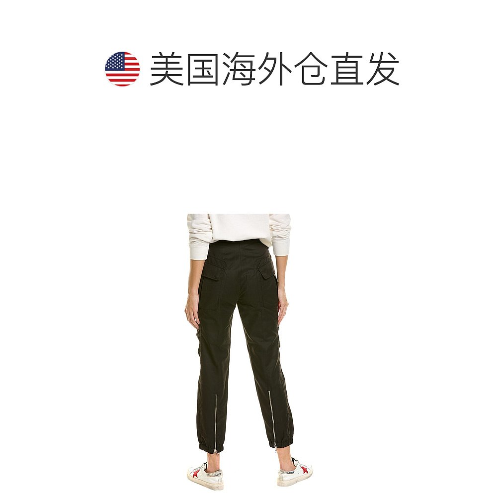 RtA Kiliwa Elastic Wool-Blend Cargo Pantblack 【美国奥莱】直 - 图1