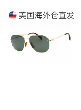 自营david beckhamDB 1041/S 006J QT Gold Havana/Green - gold
