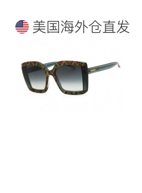 美国直邮自营missoniMIS 0186/S 0RGK 9O灰色图案绿色/灰色渐变-