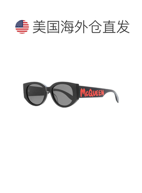 自营alexander mcqueenAM0330S 002黑色/灰色-黑色 美国奥莱直发