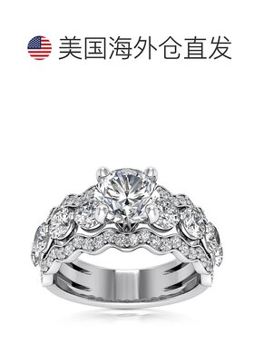 自营 pompeii32 3/8 克拉钻石订婚戒指 14k 白金 - 14k 白金 美国