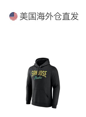 1h可退 【美国直邮】Fanatics Men s Branded 黑色圣何塞鲨鱼队特