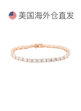 自营Suzy Levian 15cttw Cubic Zirconia Sterling Silver 7 inch