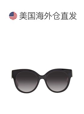 自营Longchamp Grey Gradient Round Ladies Sunglasses LO673S 0