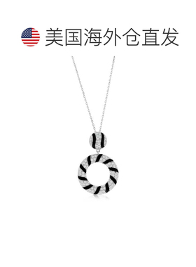 自营Suzy Levian Sterling Silver Pave White Cubic Zirconia Bl