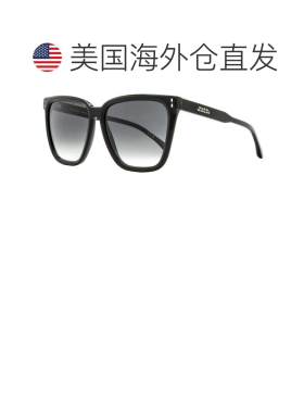 自营Isabel Marant女式方形太阳镜IM0151S 8079O黑色58mm-8079O
