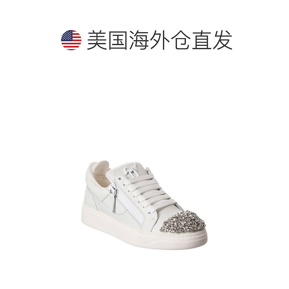 自营Giuseppe Zanotti GZ/94 Leather Sneaker - white 美国奥莱 - 图1