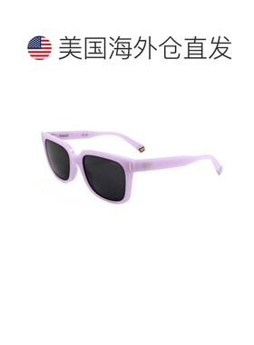 自营polaroid宝丽来中性款54mm淡紫色偏振太阳镜PLD6191-S-789-54