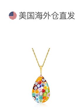 自营Ross-Simons Italian Multicolored Murano Glass Millefiori