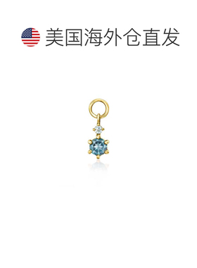 自营RS Pure by Ross-Simons London and Sky Blue Topaz Hoop Ch