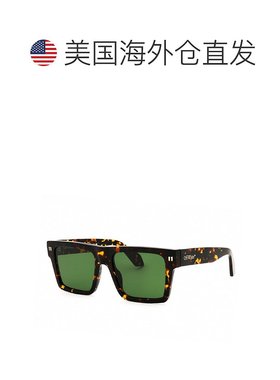 自营Off-White Sunglasses Square Full Rim, Black Frame And Bl
