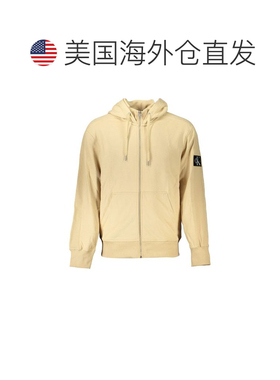 自营Calvin Klein Cotton Men Men's Sweater - beige 美国奥莱直