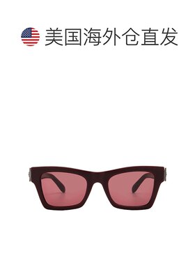 自营salvatore ferragamoFerragamo Burgundy Cat Eye Ladies Sun