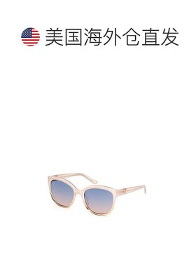 自营Guess Resin Women's Sunglasses - beige 美国奥莱直发