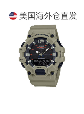 自营Casio Men's Heavy-Duty Analog-Digital Watch with Green A