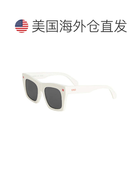 自营Off-White Sunglasses Square Full Rim, Shiny Pink Frame A