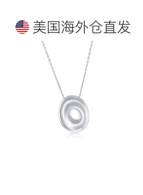 自营simonaSterling Silver, Bubble 'R' Initial Necklace - sil