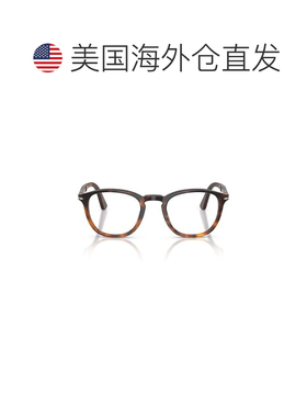 自营persol0po3143v圆形龟形醋酸纤维眼镜-红色 美国奥莱直发