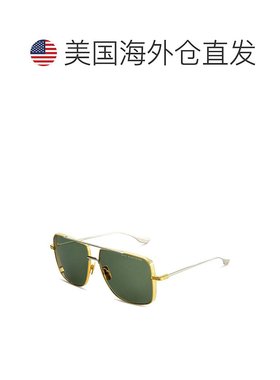 自营Dita Sunglasses Square Full Rim, Yellow Gold/silver Fram