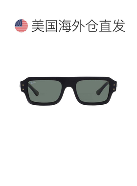自营ray-banRay Ban FLACKO基于生物的绿色矩形男女通用太阳镜RB4