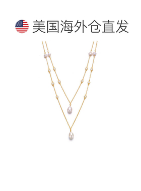 自营geneviveSterling Silver 14k Gold Plated with Freshwater