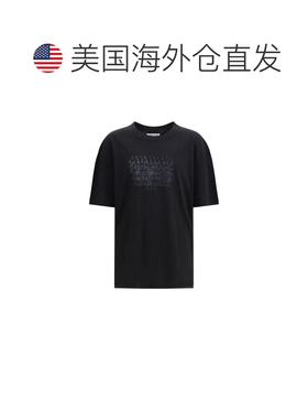 自营Maison Margiela Cotton Men's T-Shirt - black 美国奥莱直
