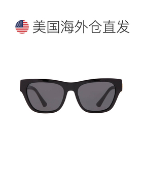 自营Versace Dark Grey Square Men's Sunglasses VE4457 GB1/87