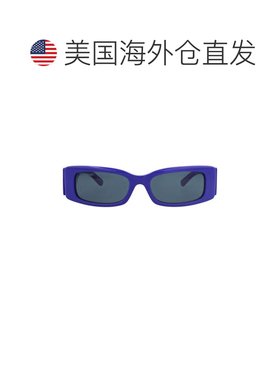 自营balenciaga方形框再生醋酸盐太阳镜-蓝色蓝色蓝色 美国奥莱直