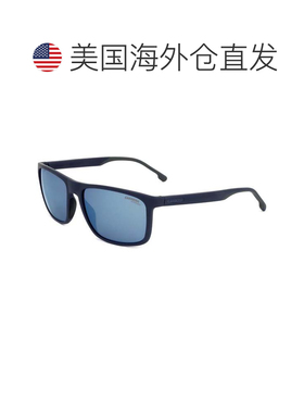 自营 Carrera男式58毫米蓝色太阳镜-蓝色 美国奥莱直发卡雷拉