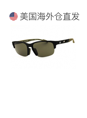 自营adidasSP0068 02N哑光黑/绿-哑光黑 美国奥莱直发