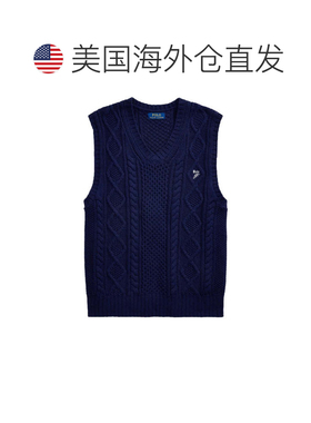 自营Polo Ralph Lauren Men's Aran-Knit Cotton Sweater Vest -
